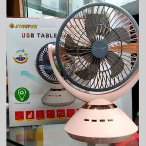 JYSUPER USB রিচার্জেবল টেবিল ফ্যান